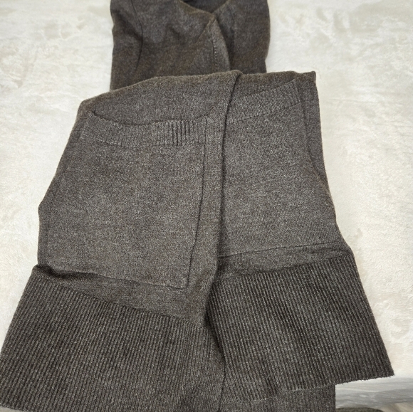 Pink Clover Open Front Pocket Cardigan Dark Olive Green Size Small - Picture 3 of 9